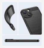 Carbon look TPU hoesje voor iPhone 14, Telecommunicatie, Mobiele telefoons | Hoesjes en Frontjes | Overige merken, Nieuw, Hoesje of Tasje