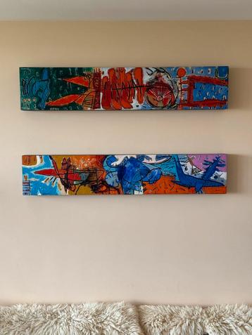 Abstracte Kunstwerken van Quraish beschikbaar voor biedingen