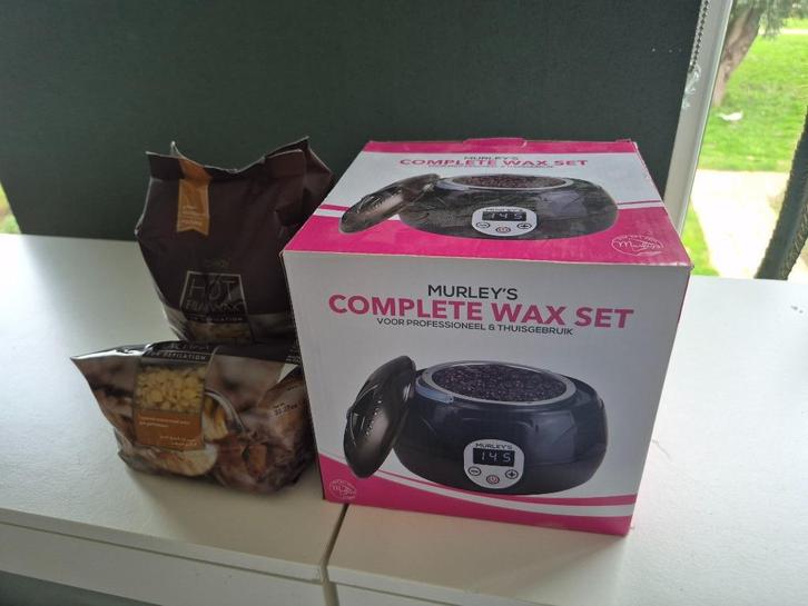 Waxset compleet incl 1,5 zak waxparels, Sieraden, Tassen en Uiterlijk, Uiterlijk | Lichaamsverzorging, Zo goed als nieuw, Overige typen