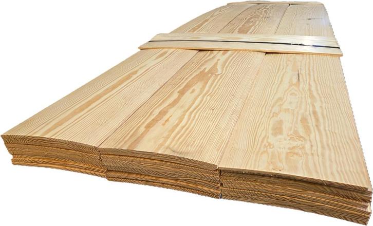 31  m² Lariks Planken Geschaafd aan één zijde - nr: TP274, Tuin en Terras, Palen, Balken en Planken, Nieuw, Planken, 250 cm of meer