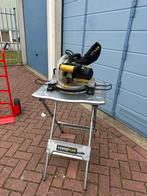 Powerplus Verstekzaag 2000W met Onderstel, Ophalen, Gebruikt, Afkortzaag, 30 tot 70 mm