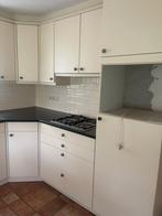 Hoek keuken met inbouw apparatuur en granietenblad, Ophalen, Zo goed als nieuw, Graniet of Steen, Hoekkeuken