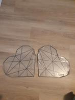 Kerst: 2 zwartmetalen harten (55x45cm) nw in verpakking, Ophalen, Nieuw