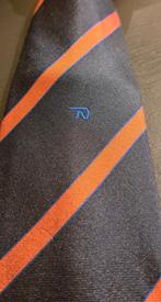 Nationale Nederlanden blauw-rood stropdas gestreept, Ophalen of Verzenden, Nieuw, Gebruiksvoorwerp