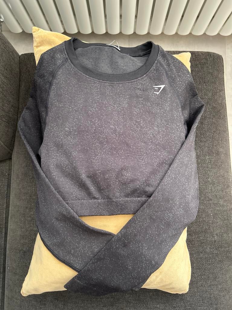 Gymshark Sport Top - Maat M - Zwart, Maat 38/40 (M), Zwart, Ophalen of Verzenden, Fitness of Aerobics