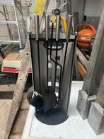 Haardstel - Compleet met standaard, Ophalen, Zo goed als nieuw, Vrijstaande haard, Houthaard