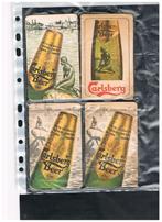 BIERVILTJES CARLSBERG, Verzamelen, Biermerken, Verzenden, Zo goed als nieuw, Viltje(s), Overige merken