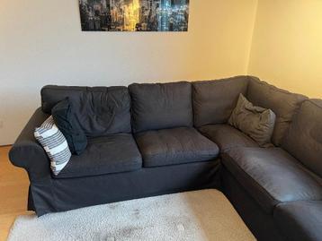 Ikea Ektorp hoekbank 2+2 zits zwart - afbeelding 4