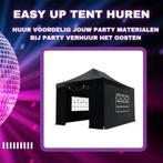 Easyup tent huren? 3x3- 3x4.5- 3x6 Party Verhuur Het Oosten, Ophalen, Zo goed als nieuw, Overige
