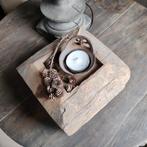 Houten Poer landelijk sober - Sfeervol!, Ophalen, Hout, Minder dan 25 cm