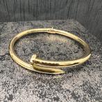 14k gouden spijker armband prachtige model, Sieraden, Tassen en Uiterlijk, Armbanden, Ophalen of Verzenden, Nieuw, Goud