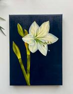 Origineel acryl schilderij - “Whispers of the Lily”, Ophalen of Verzenden
