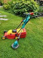 Wolf garten grasmaaier + bosch kantenmaaier., Tuin en Terras, Grasmaaiers, Cirkelmaaier, Ophalen, Gebruikt