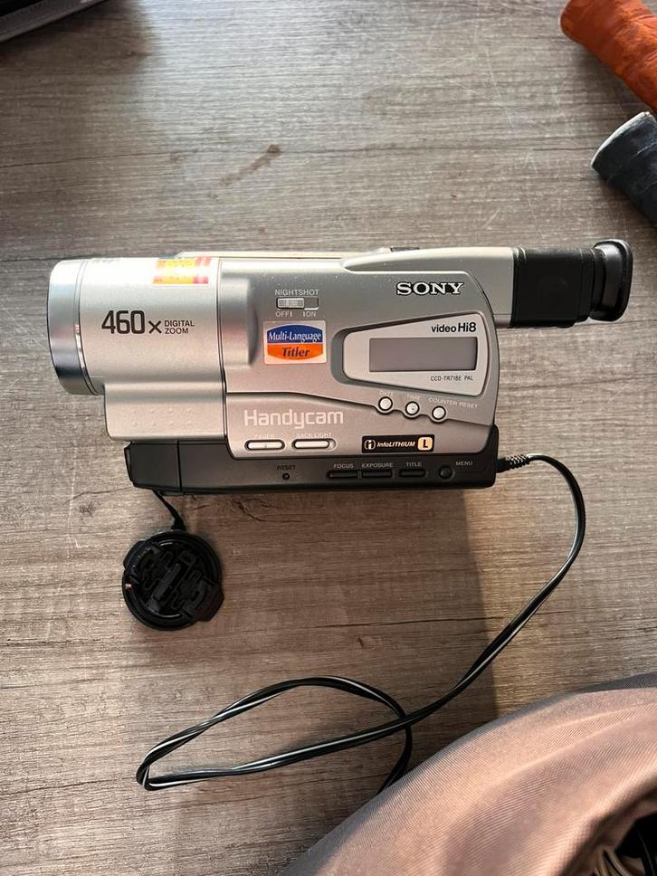 Sony Handycam Video8 – NightShot – vintage camcorder, Audio, Tv en Foto, Videocamera's Analoog, Hi 8, Ophalen of Verzenden