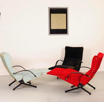 Tecno Mialno P40 lounge stoelen.   beschikbaar voor biedingen