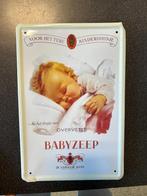 Vintage metalen reclame bord/plaat, Verzamelen, Ophalen, Gebruikt, Reclamebord