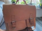 Leren schooltas merk: Ruiter, Ophalen, 30 tot 40 cm, Bruin, Aktetas of Boekentas