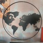 Zwarte Wereldkaart Wanddecoratie, Huis en Inrichting, Woonaccessoires | Wanddecoraties, Ophalen