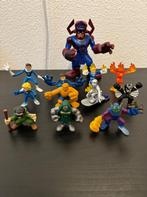 Marvel Super Hero Squad - Fantastic Four - 11 Figures + 1 Su, Ophalen of Verzenden, Superheld, Gebruikt, Beeldje of Figuurtje