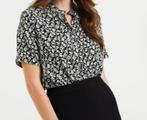 We gebloemde blouse maat XL, WE, Zwart, Maat 46/48 (XL) of groter, Ophalen of Verzenden