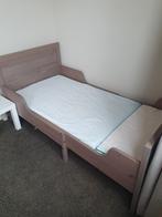 Sundvik meegroeibed, bruin, met matras, ikea, Huis en Inrichting, Slaapkamer | Bedden, Ophalen, Zo goed als nieuw, Eenpersoons