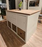 Zelfgemaakte kookeiland met opbergruimte, Ophalen, Zo goed als nieuw, 75 cm of meer, 100 tot 150 cm