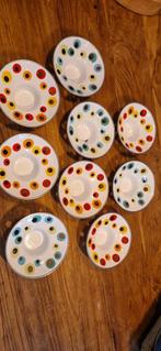 Vintage waxine theelicht emaille 1980, Antiek en Kunst, Ophalen of Verzenden