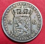 Halve gulden 1862. Fr/Zfr., ½ gulden, Koning Willem III, Zilver, Ophalen of Verzenden