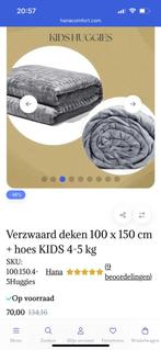 HANA zwaartedeken voor kind, 100 x 150, Ophalen of Verzenden, Zo goed als nieuw, 100 cm of meer, Deken