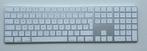 Apple Magic Keyboard numeric keypad white, Computers en Software, Toetsenborden, Ophalen of Verzenden, Apple, Zo goed als nieuw