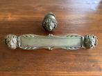 Antieke bronzen deurknop en brievenbus, Antiek en Kunst, Ophalen of Verzenden