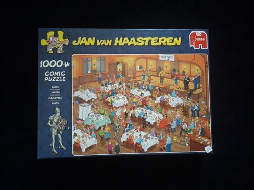 Jan van Haasteren - Darts, Hobby en Vrije tijd, Denksport en Puzzels, Zo goed als nieuw, Legpuzzel, 500 t/m 1500 stukjes, Ophalen of Verzenden