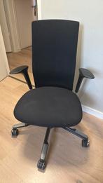 Bureaustoel in hoogte en rug verstelbaar van HAG, Huis en Inrichting, Bureaustoelen, Ophalen, Zo goed als nieuw, Zwart