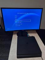 PS4 Slim 500GB + Samsung Curved Monitor, Spelcomputers en Games, Spelcomputers | Sony PlayStation 1, Ophalen of Verzenden, Gebruikt