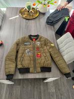 bomberjack Nieuw dames Groene Zomerjas met Patches - Maat M, Kleding | Dames, Jassen | Zomer, Ophalen of Verzenden, Nieuw, Maat 38/40 (M)