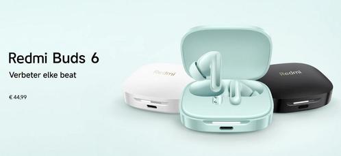 Redmi Buds 6 koptelefoon, pods NIEUW, Audio, Tv en Foto, Koptelefoons, Nieuw, Op oor (supra aural), Overige merken, Draadloos