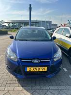 Ford Focus 1.0 Ecoboost 92KW Wagon 2014 Blauw, Auto's, 125 pk, Blauw, Origineel Nederlands, Handgeschakeld