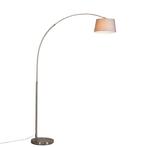 Moderne Booglamp Metaal, Huis en Inrichting, Lampen | Vloerlampen, Nieuw, Ophalen of Verzenden, Metaal, Modern