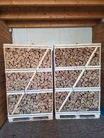 Vrachtwagen 24 kratten Eik, Berk, Haagbeuk 2 kub per krat, 6 m³ of meer, Ophalen of Verzenden, Overige houtsoorten, Blokken