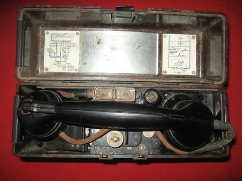 Duitse Veldtelefoon FF33  2eWO 1940 / 45, Verzamelen, Militaria | Tweede Wereldoorlog, Landmacht, Overige typen, Duitsland, Ophalen of Verzenden