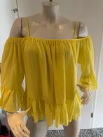 Rinascimento tule blouse maat s, Geel, Rinascimento, Ophalen of Verzenden, Zo goed als nieuw