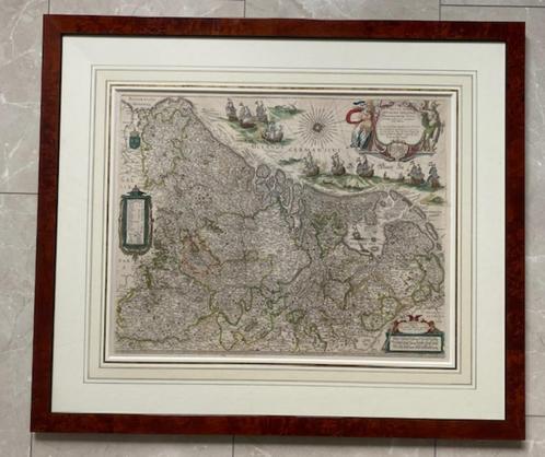 Novus XVII inferioris Germaniae Provinciarum Typus, Antiek en Kunst, Kunst | Etsen en Gravures, Ophalen of Verzenden