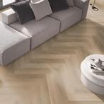 KORTING!! Visgraat en plank-motief PVC van hoge kwaliteit!!, 75 m² of meer, Visgraat en Plank motief, Laminaat, Beige