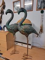 Bronskleurige Flamingo's 2 stuks, Ophalen, Gebruikt, Dier