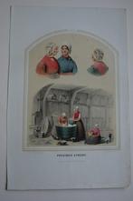 UTRECHT PROVINCIE KLEDERDRACHT Litho Bing Ueberfeldt C18, Antiek en Kunst, Kunst | Litho's en Zeefdrukken, Verzenden