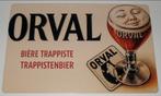 ORVAL : Metalen Bord Orval Trappistenbier - Bière Trappiste, Verzenden, Nieuw, Reclamebord, Plaat of Schild, Overige merken