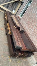 Azobe balken kopmaat 100x200x4000. 13 stuks en 1 van 3600, Tuin en Terras, Palen, Balken en Planken, Ophalen of Verzenden, Zo goed als nieuw
