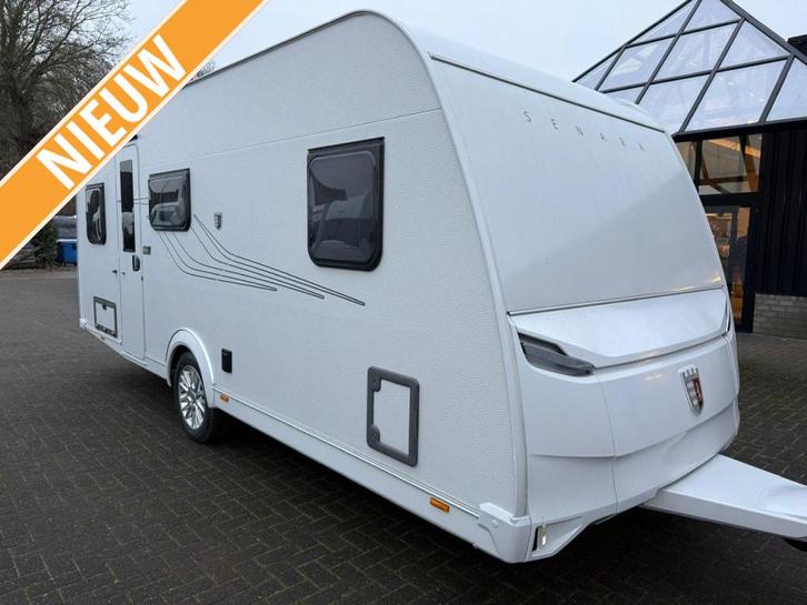 Tabbert Senara 490 TD 2025, Caravans en Kamperen, Caravans, Bedrijf, tot en met 4, 1250 - 1500 kg, Rondzit, Tabbert, Frans bed