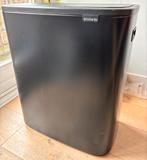 Brabantia Prullebak 60 Liter - Zwart, Huis en Inrichting, Woonaccessoires | Prullenbakken, Ophalen, Kunststof, Gebruikt, Met pedaal