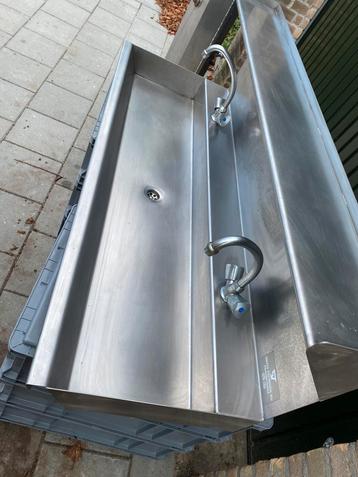 RVS wastrog/wasbak /wastafel 120 cm Z.G.A.N beschikbaar voor biedingen